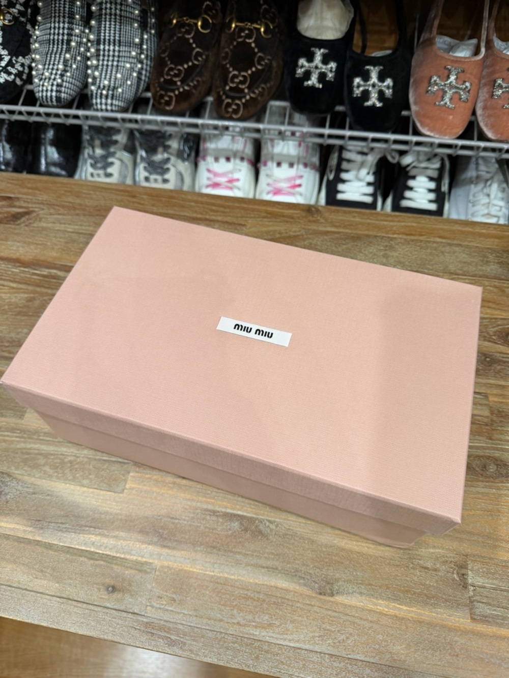Miu Miu Dusty Pink Shoe Box